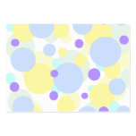 Bubbles 2 pocket calendar 2012 business card template