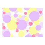 Bubbles 2 pocket calendar 2012 business cards