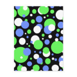 Bubbles 3 post card