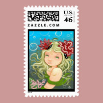 Bubbles and Green postage by valarie79 Bubbles and Green postage