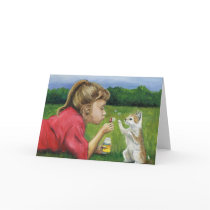"Bubbles" Art Reproduction Notecards by CharlottesWebArt "Bubbles" Art Reproduction Notecards
