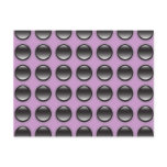 Bubbles Black and Lavender Postcard