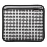Bubbles Black and White Sleeve Ipad Sleeves
