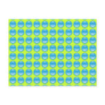 Bubbles Blue and Green Postcard