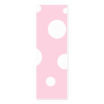 Bubbles bookmark business card templates