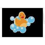 bubbles ducky greeting card