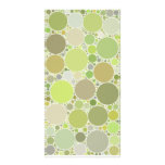 Bubbles: Green Personalized Photo Card