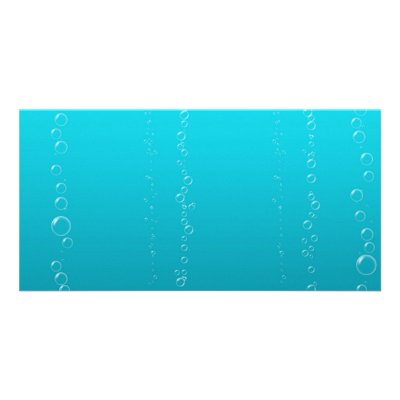 Bubbles I Custom Photo Card by JAM_Design