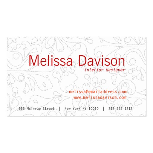 BUBBLES in GRAY Business Card