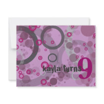 Bubbles invitations