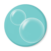 Bubbles Fridge Magnets