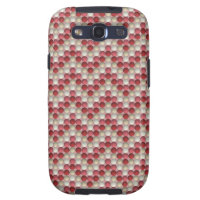 Bubbles Red Samsung Galaxy S3 Case
