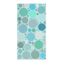 Bubbles: Teal Photo Greeting Card