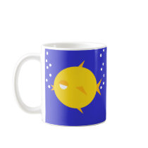 Bubbles The BlowFish_double bubbly Coffee Mug