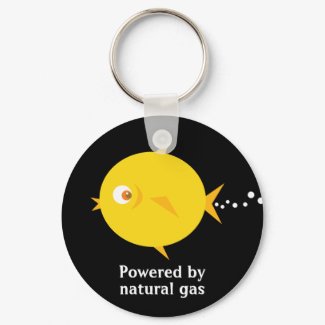 Bubbles The BlowFish_Powered by natural gas keychain