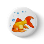 Bubbles the Goldfish Pinback Buttons