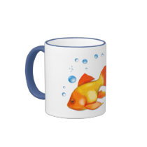 Bubbles the Goldfish mugs by Spice Bubbles the Goldfish mugs