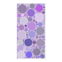 Bubbles: Violet Personalized Photo Card