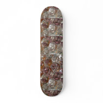 Bubbles , Water beads close up orange clear Skate Board Decks