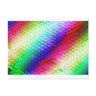 Bubblewrap psychadelia postcard