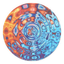 Bubbling Fire Eyes - sticker stickers