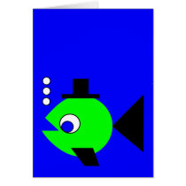 Bubbling Hat Fish cards by lonvig Bubbling Hat Fish cards