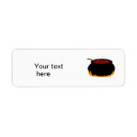 Bubbling Witch Cauldron Fun Halloween Return Address Labels