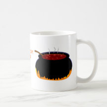 Bubbling Witch Cauldron Fun Halloween Mugs