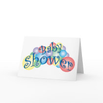 Bubbly Baby Shower cards