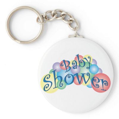 Bubbly Baby Shower Key Chain by alternateworlds