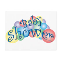 Bubbly Baby Shower Postcards
