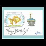 "Bubbly Birthday" postcard postcards
