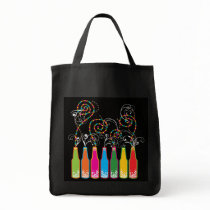 Bubbly Celebrations! Colorful Custom Gift Tote Bag