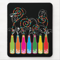 Bubbly Celebrations! Gift Mousepad by fat_fa_tin Bubbly Celebrations! Gift Mousepad
