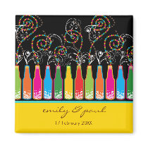 Bubbly Celebrations! Gift / Save Date Magnet