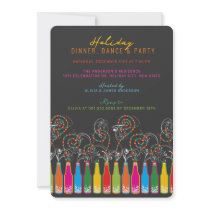 Bubbly Celebrations! Holiday Party Invitation