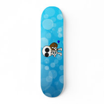 Bubbly Cool Skeleton Skateboard