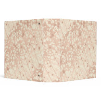 Bubbly Cream and Beige 3 Ring Binder
