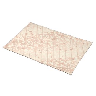 Bubbly Cream and Beige Place Mats