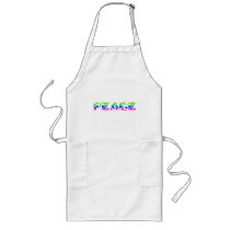 Bubbly Dot Rainbow PEACE Aprons