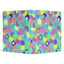 Bubbly Dots 1" Art Binder