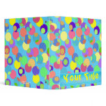 Bubbly Dots Customizable Art Binder
