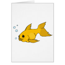 Bubbly Goldfish Card