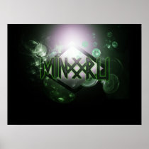 Bubbly Green Poster