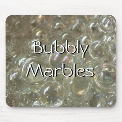 Bubbly Marbles Mouse Pads by codfishlady