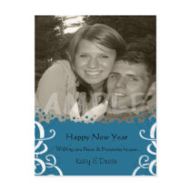Bubbly New Year Post Card