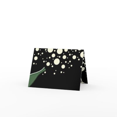 bubbly new years card by partypassion