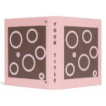 Bubbly Pink Binder
