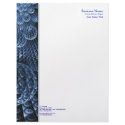 Bubbly Plane Side Border Letterhead letterhead