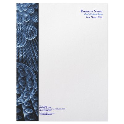 Bubbly Plane Side Border Letterhead by Stitcherladyxx